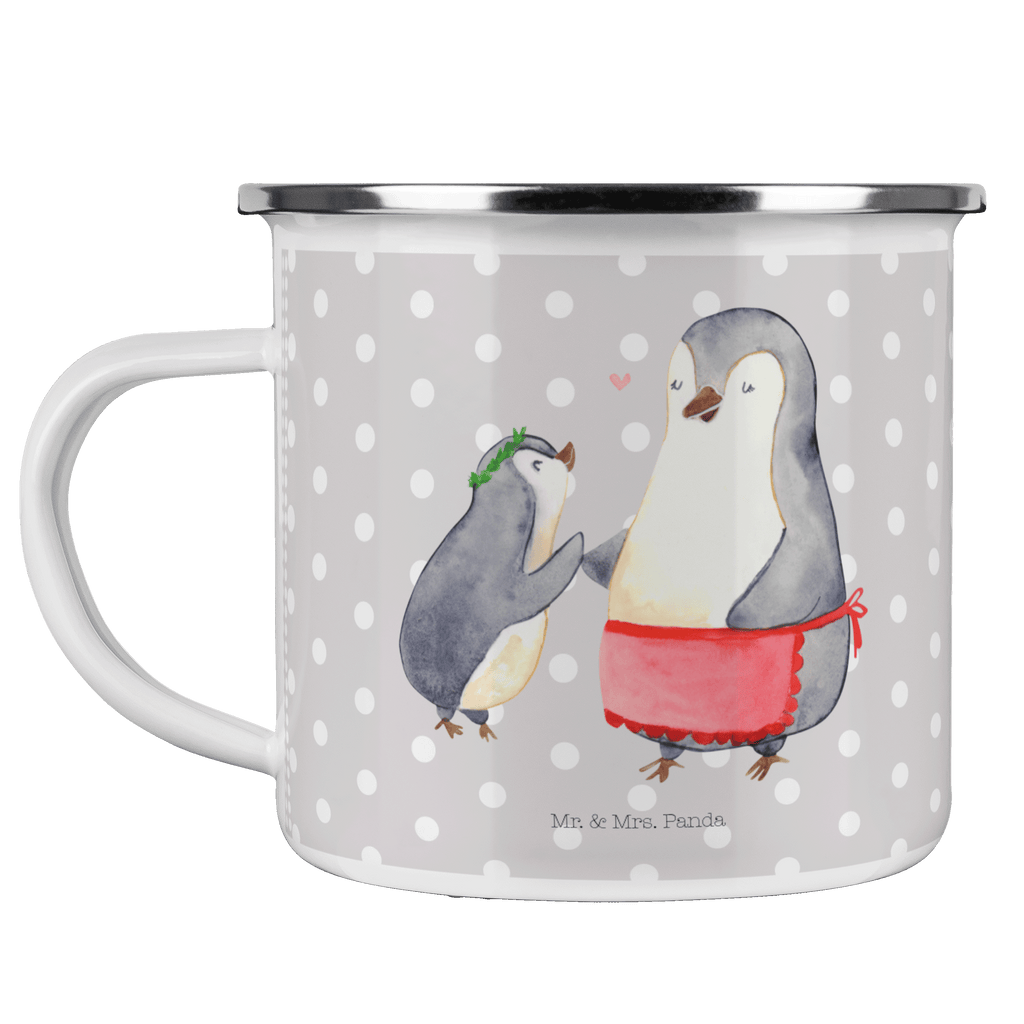 Camping Emaille Tasse Pinguin mit Kind Campingtasse, Trinkbecher, Metalltasse, Outdoor Tasse, Emaille Trinkbecher, Blechtasse Outdoor, Emaille Campingbecher, Edelstahl Trinkbecher, Metalltasse für Camping, Kaffee Blechtasse, Camping Tasse Metall, Familie, Vatertag, Muttertag, Bruder, Schwester, Mama, Papa, Oma, Opa, Geschenk, Mami, Mutti, Mutter, Geburststag