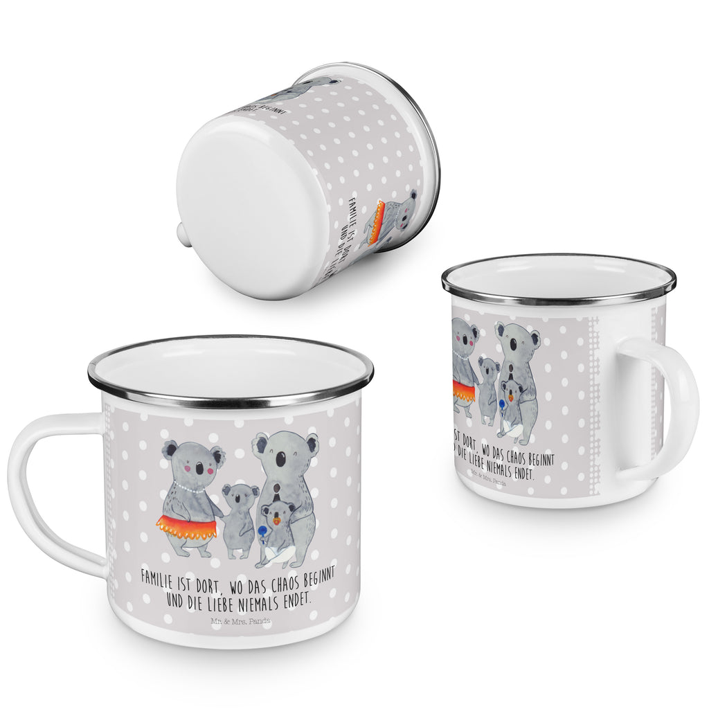 Camping Emaille Tasse Koala Familie Campingtasse, Trinkbecher, Metalltasse, Outdoor Tasse, Emaille Trinkbecher, Blechtasse Outdoor, Emaille Campingbecher, Edelstahl Trinkbecher, Metalltasse für Camping, Kaffee Blechtasse, Camping Tasse Metall, Familie, Vatertag, Muttertag, Bruder, Schwester, Mama, Papa, Oma, Opa, Koala, Koalas, Family, Kinder, Geschwister, Familienleben