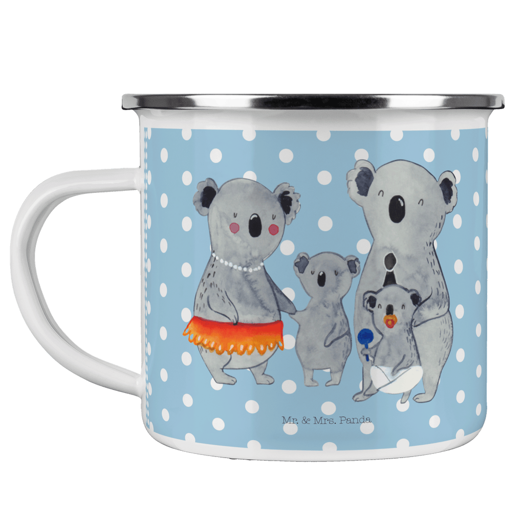Camping Emaille Tasse Koala Familie Campingtasse, Trinkbecher, Metalltasse, Outdoor Tasse, Emaille Trinkbecher, Blechtasse Outdoor, Emaille Campingbecher, Edelstahl Trinkbecher, Metalltasse für Camping, Kaffee Blechtasse, Camping Tasse Metall, Familie, Vatertag, Muttertag, Bruder, Schwester, Mama, Papa, Oma, Opa, Koala, Koalas, Family, Kinder, Geschwister, Familienleben