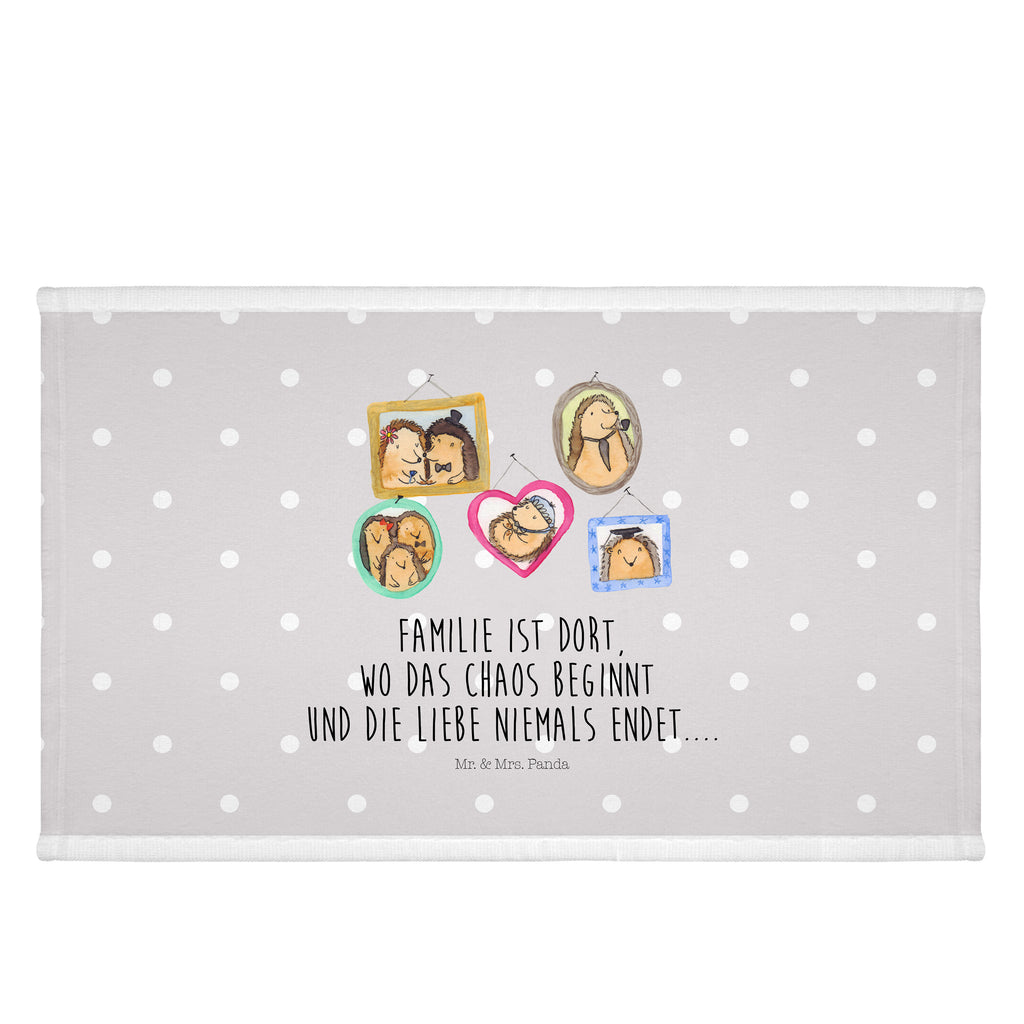 Gäste Handtuch Igel Familie Gästetuch, Reisehandtuch, Sport Handtuch, Frottier, Kinder Handtuch, Familie, Vatertag, Muttertag, Bruder, Schwester, Mama, Papa, Oma, Opa, Liebe, Igel, Bilder, Zusammenhalt, Glück