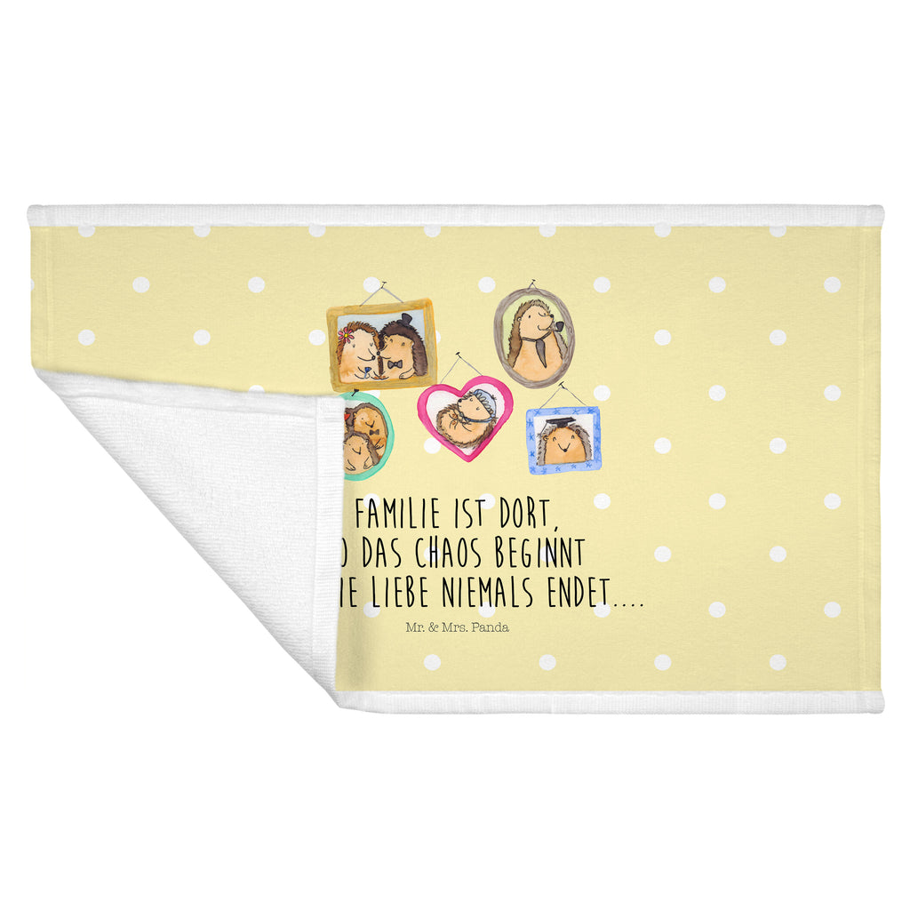 Gäste Handtuch Igel Familie Gästetuch, Reisehandtuch, Sport Handtuch, Frottier, Kinder Handtuch, Familie, Vatertag, Muttertag, Bruder, Schwester, Mama, Papa, Oma, Opa, Liebe, Igel, Bilder, Zusammenhalt, Glück