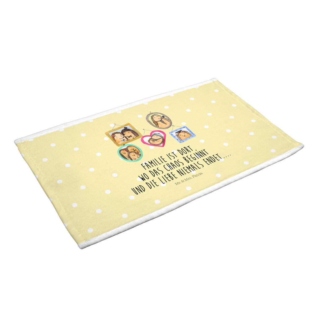 Gäste Handtuch Igel Familie Gästetuch, Reisehandtuch, Sport Handtuch, Frottier, Kinder Handtuch, Familie, Vatertag, Muttertag, Bruder, Schwester, Mama, Papa, Oma, Opa, Liebe, Igel, Bilder, Zusammenhalt, Glück