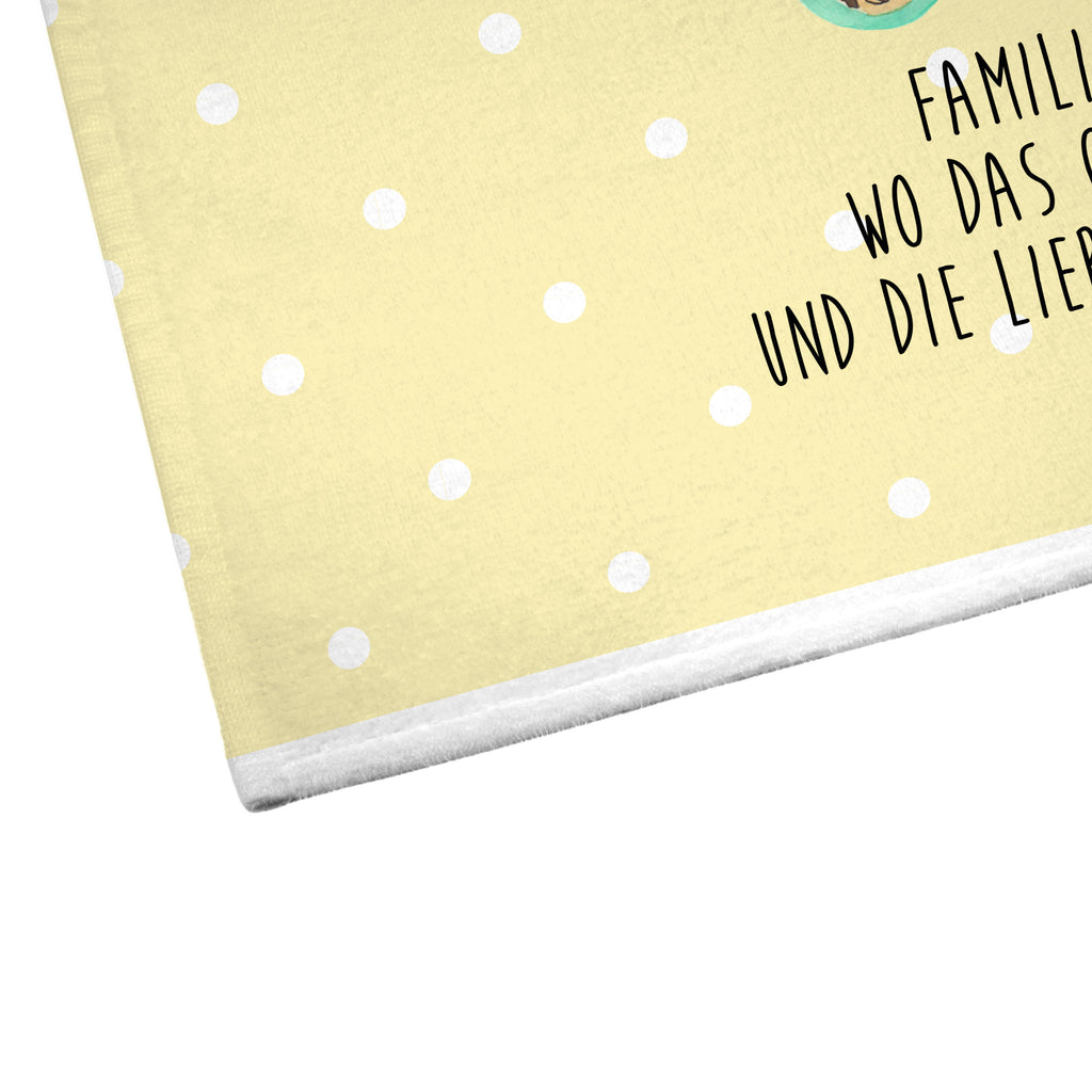 Gäste Handtuch Igel Familie Gästetuch, Reisehandtuch, Sport Handtuch, Frottier, Kinder Handtuch, Familie, Vatertag, Muttertag, Bruder, Schwester, Mama, Papa, Oma, Opa, Liebe, Igel, Bilder, Zusammenhalt, Glück