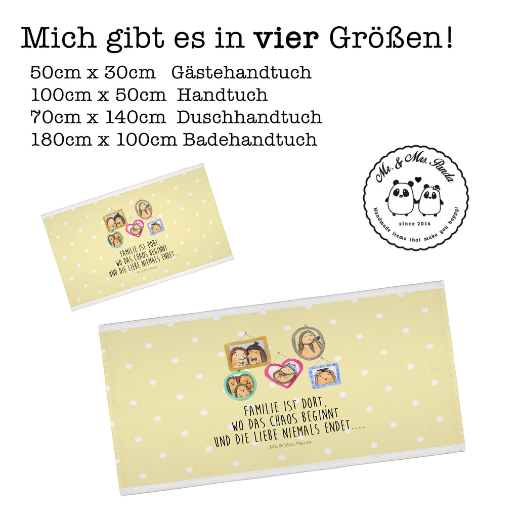 Gäste Handtuch Igel Familie Gästetuch, Reisehandtuch, Sport Handtuch, Frottier, Kinder Handtuch, Familie, Vatertag, Muttertag, Bruder, Schwester, Mama, Papa, Oma, Opa, Liebe, Igel, Bilder, Zusammenhalt, Glück