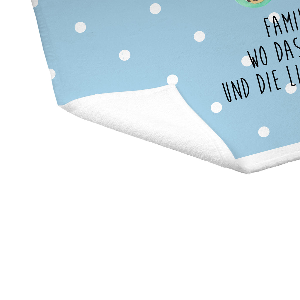 Gäste Handtuch Igel Familie Gästetuch, Reisehandtuch, Sport Handtuch, Frottier, Kinder Handtuch, Familie, Vatertag, Muttertag, Bruder, Schwester, Mama, Papa, Oma, Opa, Liebe, Igel, Bilder, Zusammenhalt, Glück