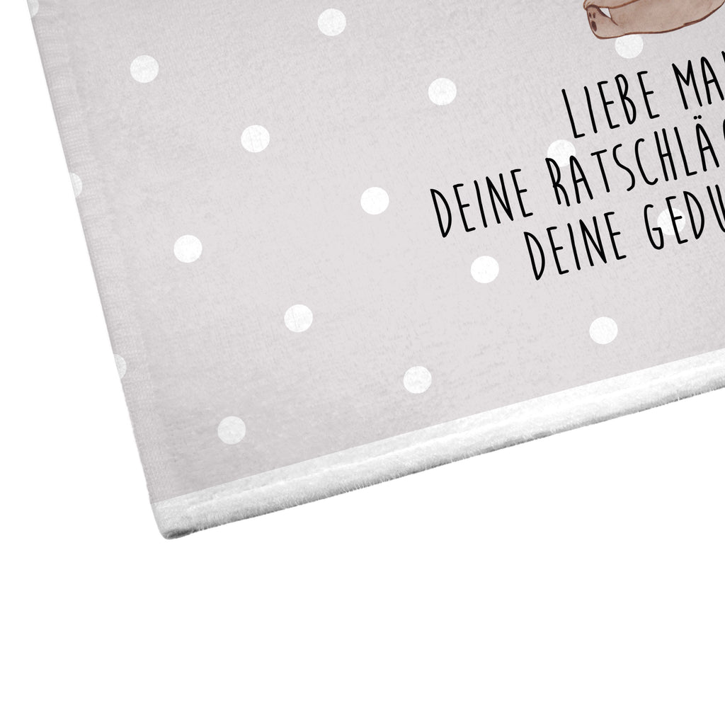 Gäste Handtuch Bär mit Kind Gästetuch, Reisehandtuch, Sport Handtuch, Frottier, Kinder Handtuch, Familie, Vatertag, Muttertag, Bruder, Schwester, Mama, Papa, Oma, Opa, Geschenk, Mutti, Mutter