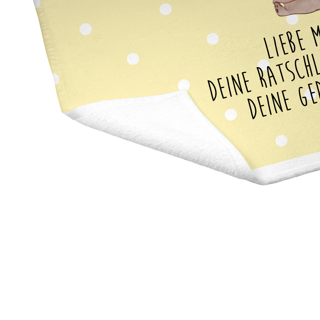 Gäste Handtuch Bär mit Kind Gästetuch, Reisehandtuch, Sport Handtuch, Frottier, Kinder Handtuch, Familie, Vatertag, Muttertag, Bruder, Schwester, Mama, Papa, Oma, Opa, Geschenk, Mutti, Mutter