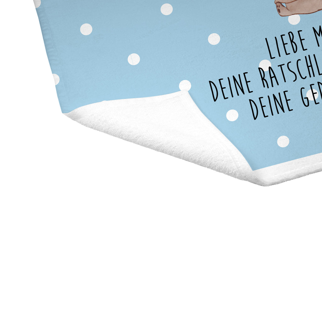 Gäste Handtuch Bär mit Kind Gästetuch, Reisehandtuch, Sport Handtuch, Frottier, Kinder Handtuch, Familie, Vatertag, Muttertag, Bruder, Schwester, Mama, Papa, Oma, Opa, Geschenk, Mutti, Mutter