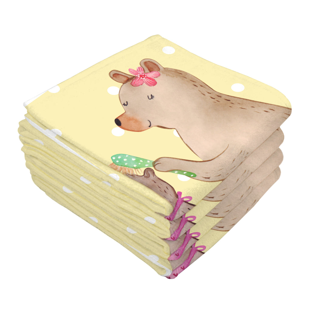 Gäste Handtuch Bär mit Kind Gästetuch, Reisehandtuch, Sport Handtuch, Frottier, Kinder Handtuch, Familie, Vatertag, Muttertag, Bruder, Schwester, Mama, Papa, Oma, Opa, Geschenk, Mutti, Mutter