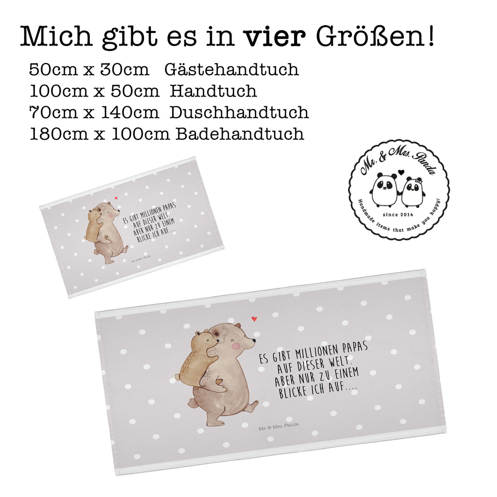 Gäste Handtuch Papa Bär Gästetuch, Reisehandtuch, Sport Handtuch, Frottier, Kinder Handtuch, Familie, Vatertag, Muttertag, Bruder, Schwester, Mama, Papa, Oma, Opa, Geschenk, Vater, Papi, Vati, Onkel, Geburtstag