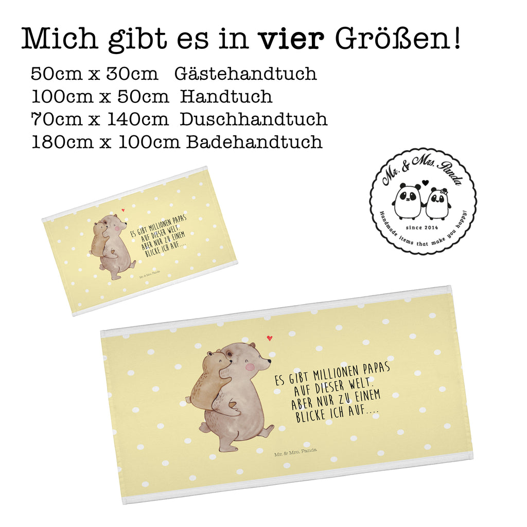 Gäste Handtuch Papa Bär Gästetuch, Reisehandtuch, Sport Handtuch, Frottier, Kinder Handtuch, Familie, Vatertag, Muttertag, Bruder, Schwester, Mama, Papa, Oma, Opa, Geschenk, Vater, Papi, Vati, Onkel, Geburtstag