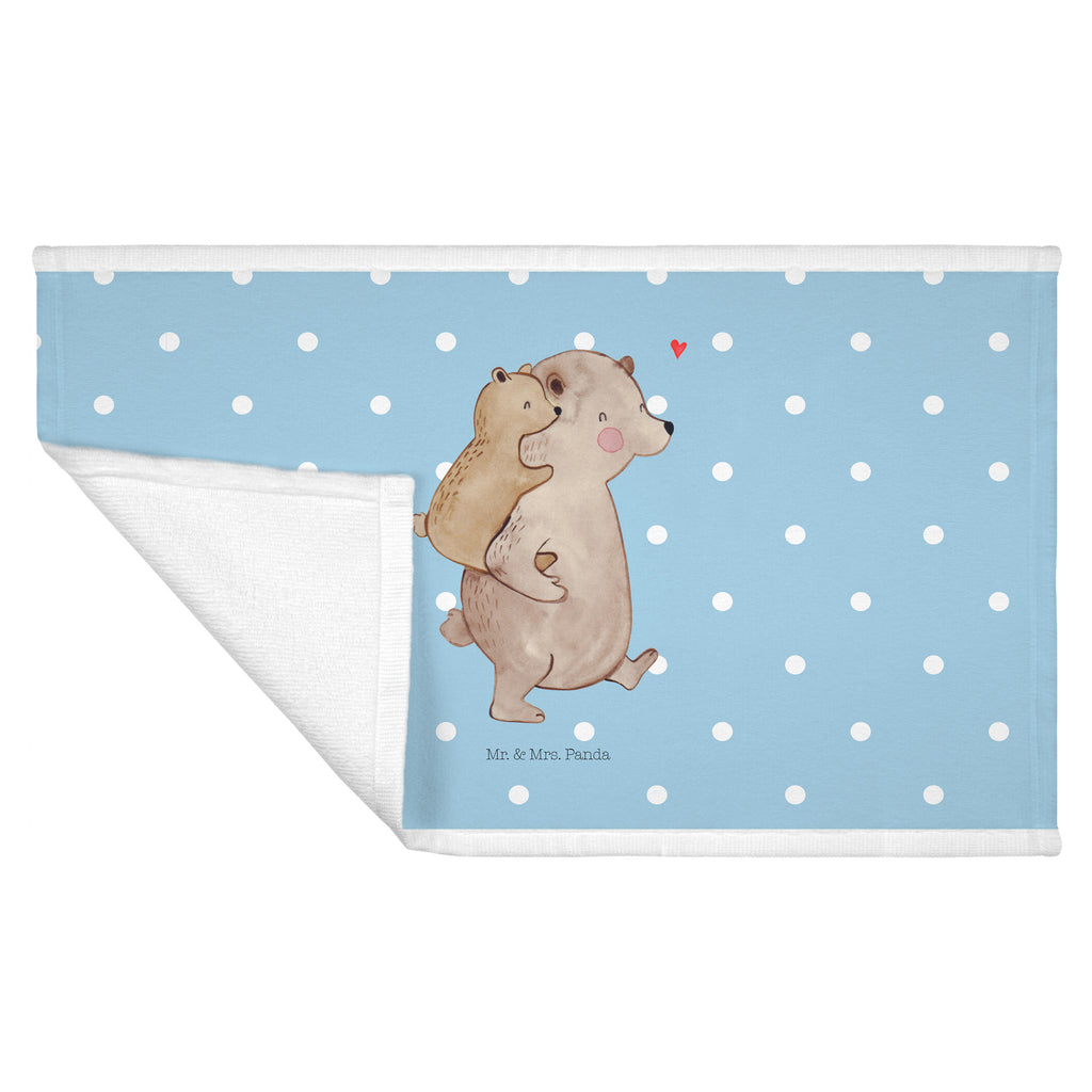Gäste Handtuch Papa Bär Gästetuch, Reisehandtuch, Sport Handtuch, Frottier, Kinder Handtuch, Familie, Vatertag, Muttertag, Bruder, Schwester, Mama, Papa, Oma, Opa, Geschenk, Vater, Papi, Vati, Onkel, Geburtstag