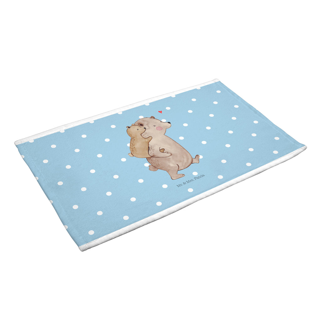 Gäste Handtuch Papa Bär Gästetuch, Reisehandtuch, Sport Handtuch, Frottier, Kinder Handtuch, Familie, Vatertag, Muttertag, Bruder, Schwester, Mama, Papa, Oma, Opa, Geschenk, Vater, Papi, Vati, Onkel, Geburtstag