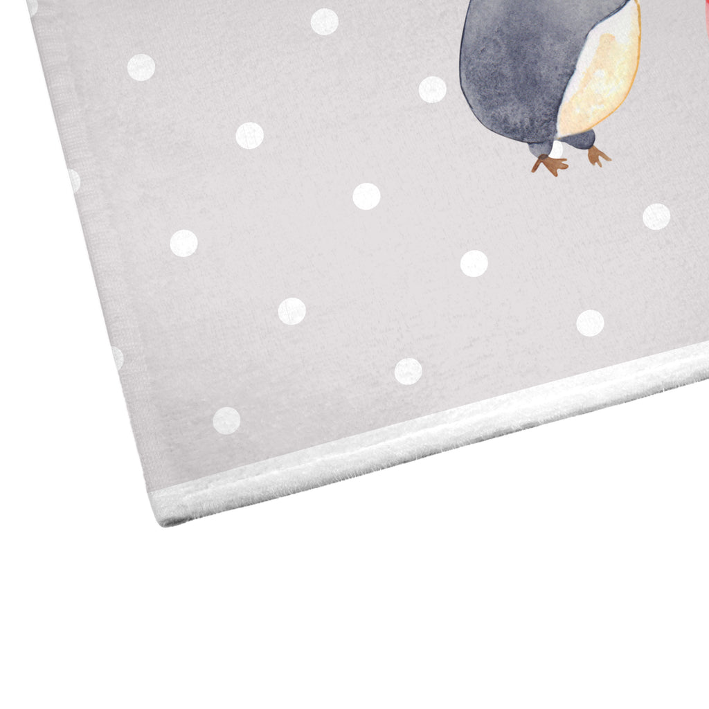 50 x 100 Handtuch Pinguin mit Kind Handtuch, Badehandtuch, Badezimmer, Handtücher, groß, Kinder, Baby, Familie, Vatertag, Muttertag, Bruder, Schwester, Mama, Papa, Oma, Opa, Geschenk, Mami, Mutti, Mutter, Geburststag