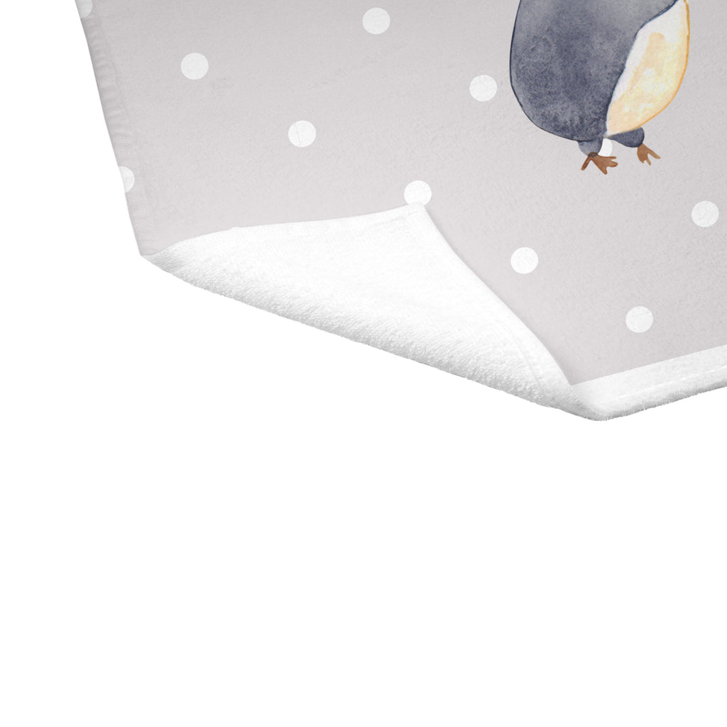 50 x 100 Handtuch Pinguin mit Kind Handtuch, Badehandtuch, Badezimmer, Handtücher, groß, Kinder, Baby, Familie, Vatertag, Muttertag, Bruder, Schwester, Mama, Papa, Oma, Opa, Geschenk, Mami, Mutti, Mutter, Geburststag