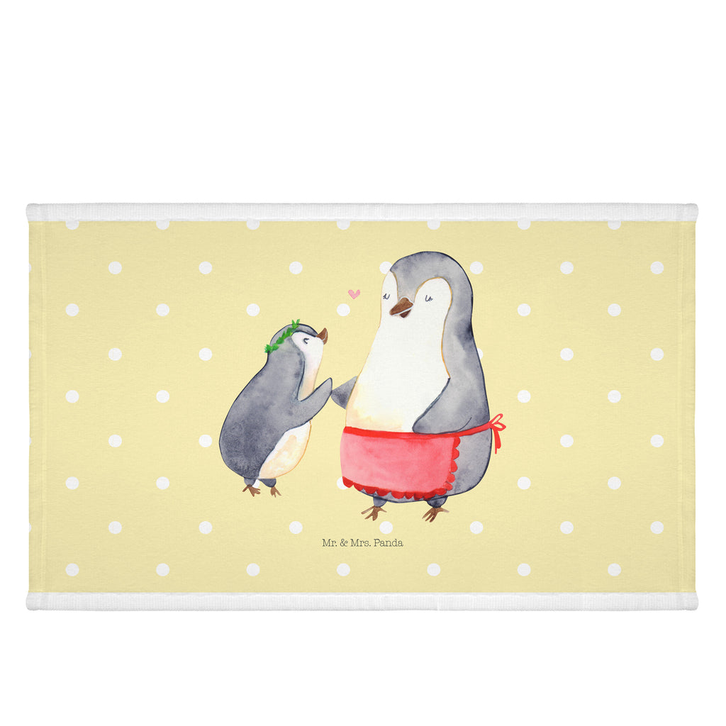 50 x 100 Handtuch Pinguin mit Kind Handtuch, Badehandtuch, Badezimmer, Handtücher, groß, Kinder, Baby, Familie, Vatertag, Muttertag, Bruder, Schwester, Mama, Papa, Oma, Opa, Geschenk, Mami, Mutti, Mutter, Geburststag
