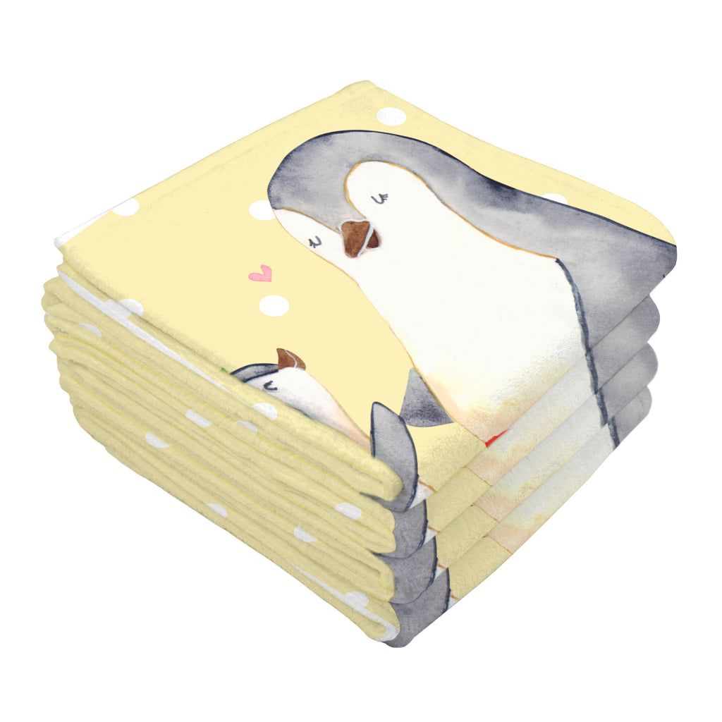 50 x 100 Handtuch Pinguin mit Kind Handtuch, Badehandtuch, Badezimmer, Handtücher, groß, Kinder, Baby, Familie, Vatertag, Muttertag, Bruder, Schwester, Mama, Papa, Oma, Opa, Geschenk, Mami, Mutti, Mutter, Geburststag