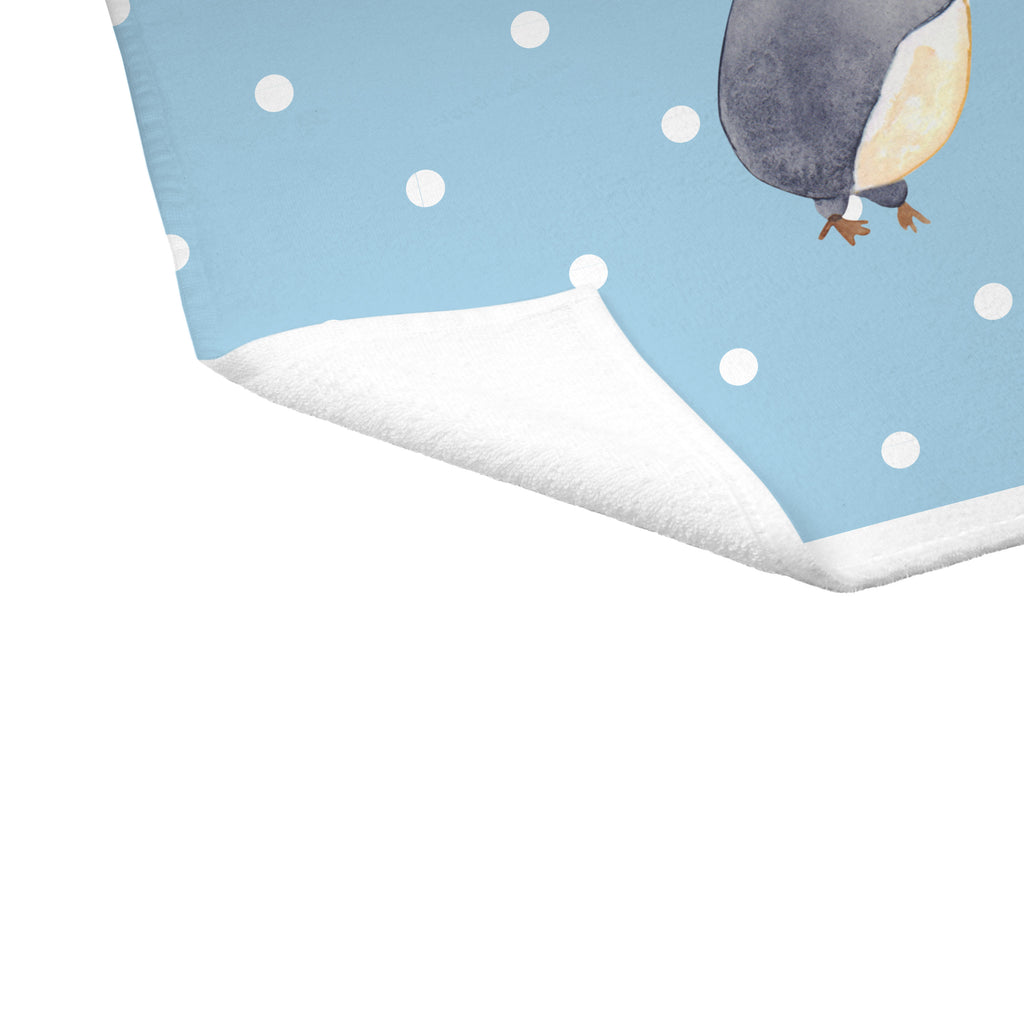 50 x 100 Handtuch Pinguin mit Kind Handtuch, Badehandtuch, Badezimmer, Handtücher, groß, Kinder, Baby, Familie, Vatertag, Muttertag, Bruder, Schwester, Mama, Papa, Oma, Opa, Geschenk, Mami, Mutti, Mutter, Geburststag