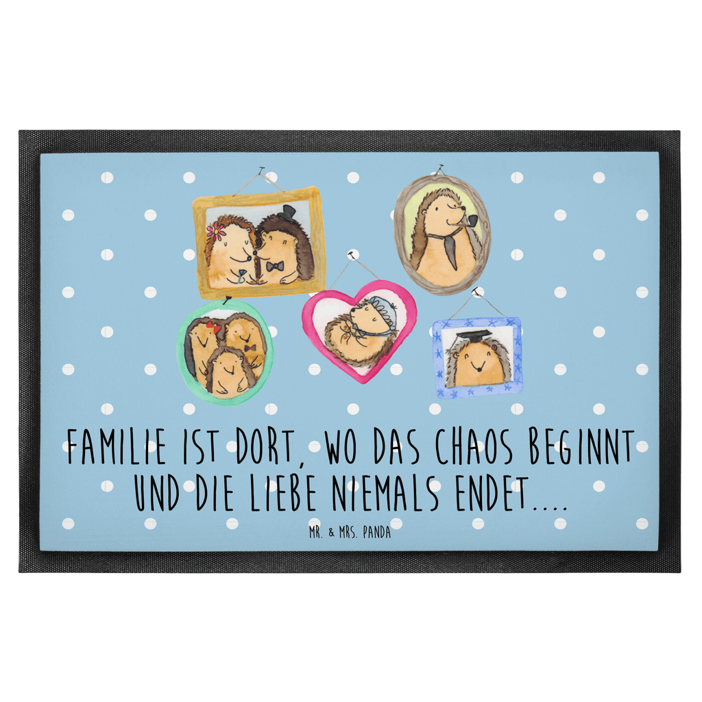 Fußmatte Igel Familie Familie, Liebe, Igel, Bilder, Zusammenhalt, Glück, Bruder, Schwester, Mama, Papa Türvorleger, Schmutzmatte, Fußabtreter, Matte, Schmutzfänger, Fußabstreifer, Schmutzfangmatte, Türmatte, Motivfußmatte,  Haustürmatte, Vorleger  Familie, Vatertag, Muttertag, Bruder, Schwester, Mama, Papa, Oma, Opa