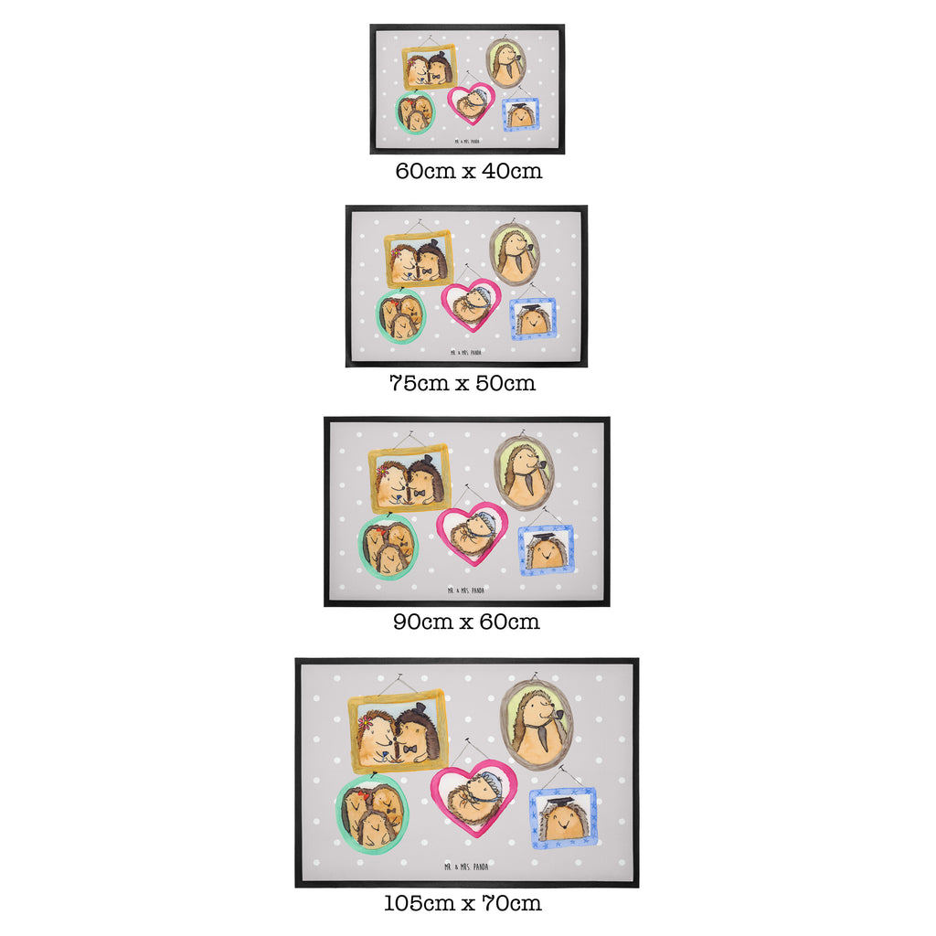 Fußmatte Igel Familie Familie, Liebe, Igel, Bilder, Zusammenhalt, Glück, Bruder, Schwester, Mama, Papa Türvorleger, Schmutzmatte, Fußabtreter, Matte, Schmutzfänger, Fußabstreifer, Schmutzfangmatte, Türmatte, Motivfußmatte,  Haustürmatte, Vorleger  Familie, Vatertag, Muttertag, Bruder, Schwester, Mama, Papa, Oma, Opa