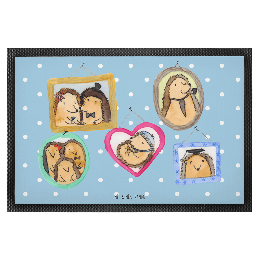 Fußmatte Igel Familie Familie, Liebe, Igel, Bilder, Zusammenhalt, Glück, Bruder, Schwester, Mama, Papa Türvorleger, Schmutzmatte, Fußabtreter, Matte, Schmutzfänger, Fußabstreifer, Schmutzfangmatte, Türmatte, Motivfußmatte,  Haustürmatte, Vorleger  Familie, Vatertag, Muttertag, Bruder, Schwester, Mama, Papa, Oma, Opa