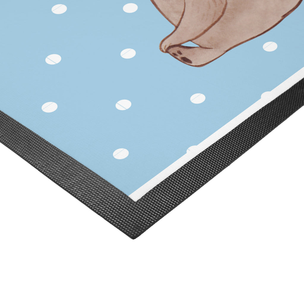 Fußmatte Bär mit Kind Geschenk, Muttertag, Mutti, Mama, Mutter Türvorleger, Schmutzmatte, Fußabtreter, Matte, Schmutzfänger, Fußabstreifer, Schmutzfangmatte, Türmatte, Motivfußmatte,  Haustürmatte, Vorleger  Familie, Vatertag, Muttertag, Bruder, Schwester, Mama, Papa, Oma, Opa