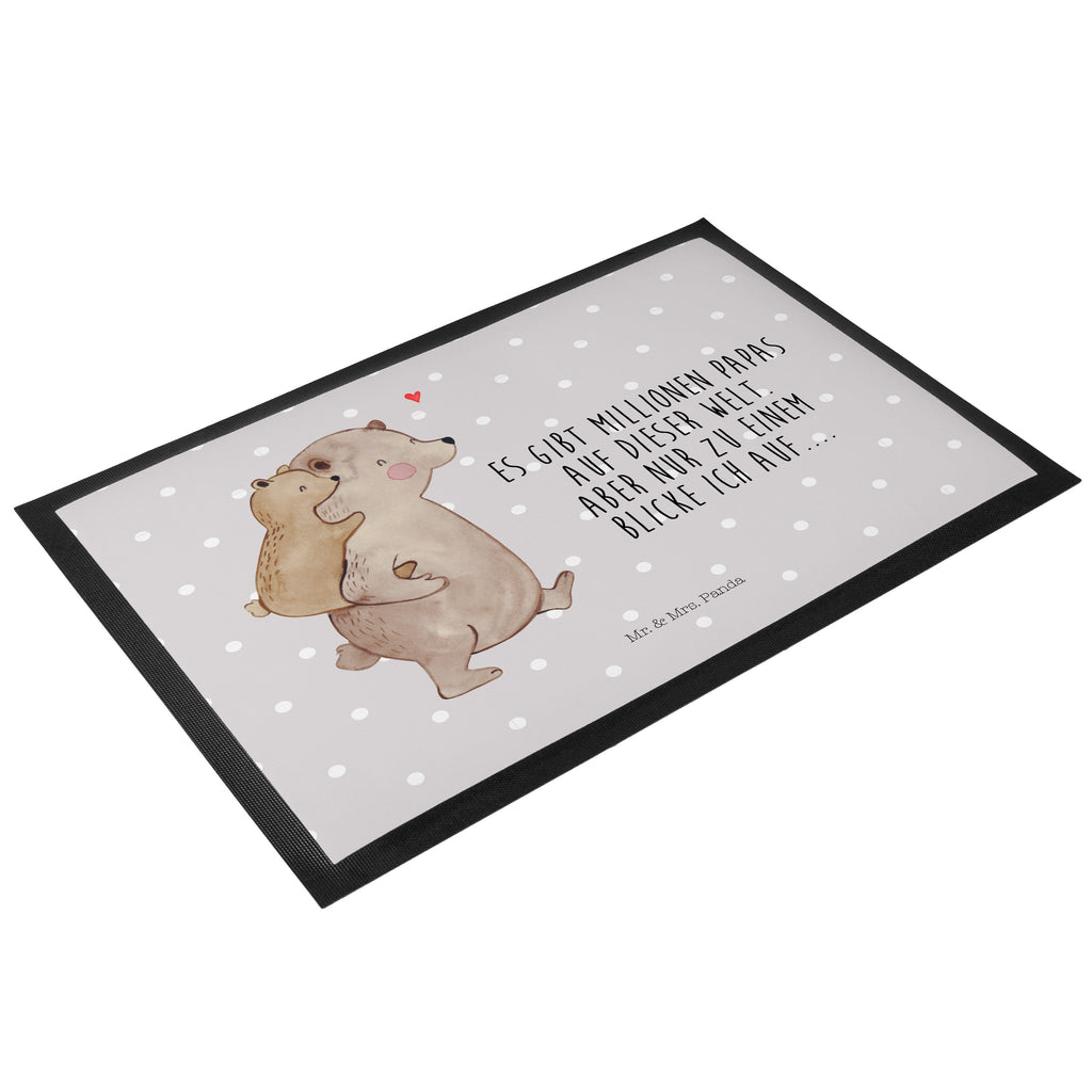 Fußmatte Papa Bär Geschenk, Vatertag, Papa, Vater, Papi, Vati, Onkel, Geburtstag Türvorleger, Schmutzmatte, Fußabtreter, Matte, Schmutzfänger, Fußabstreifer, Schmutzfangmatte, Türmatte, Motivfußmatte,  Haustürmatte, Vorleger  Familie, Vatertag, Muttertag, Bruder, Schwester, Mama, Papa, Oma, Opa