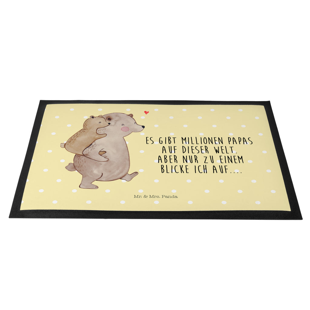 Fußmatte Papa Bär Geschenk, Vatertag, Papa, Vater, Papi, Vati, Onkel, Geburtstag Türvorleger, Schmutzmatte, Fußabtreter, Matte, Schmutzfänger, Fußabstreifer, Schmutzfangmatte, Türmatte, Motivfußmatte,  Haustürmatte, Vorleger  Familie, Vatertag, Muttertag, Bruder, Schwester, Mama, Papa, Oma, Opa
