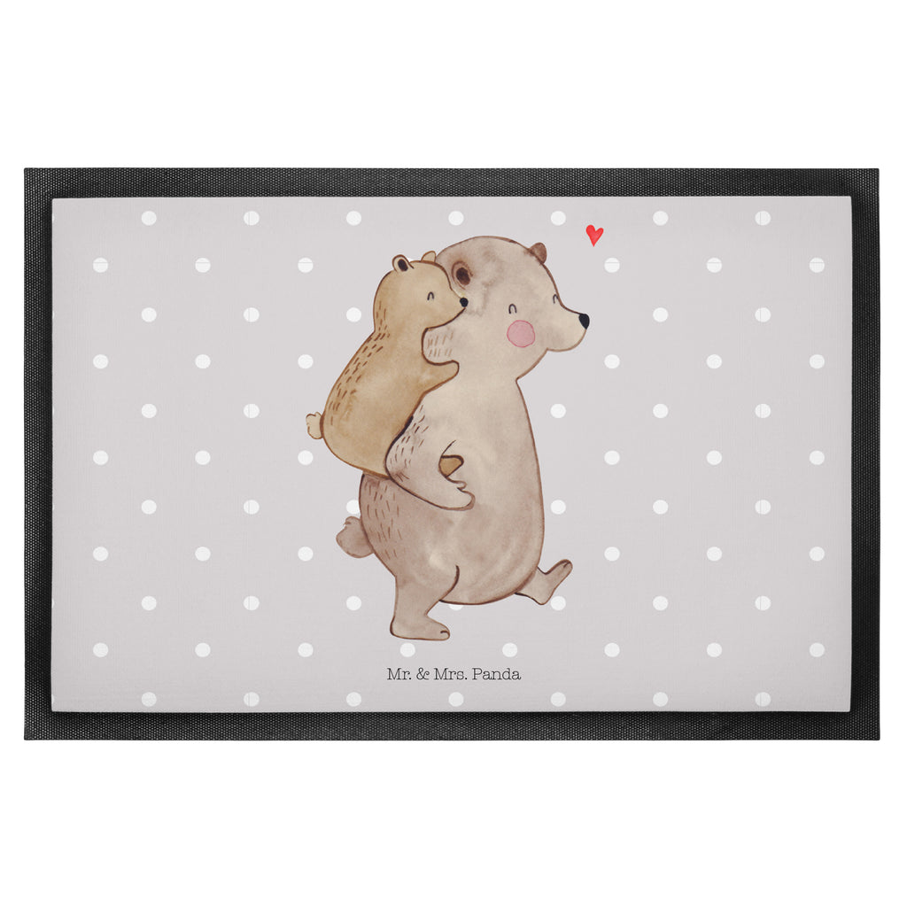 Fußmatte Papa Bär Geschenk, Vatertag, Papa, Vater, Papi, Vati, Onkel, Geburtstag Türvorleger, Schmutzmatte, Fußabtreter, Matte, Schmutzfänger, Fußabstreifer, Schmutzfangmatte, Türmatte, Motivfußmatte,  Haustürmatte, Vorleger  Familie, Vatertag, Muttertag, Bruder, Schwester, Mama, Papa, Oma, Opa