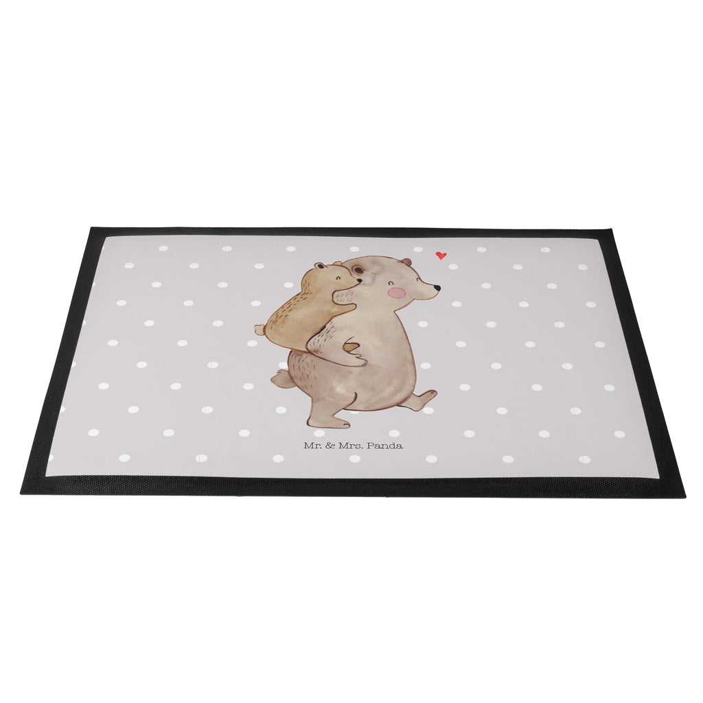 Fußmatte Papa Bär Geschenk, Vatertag, Papa, Vater, Papi, Vati, Onkel, Geburtstag Türvorleger, Schmutzmatte, Fußabtreter, Matte, Schmutzfänger, Fußabstreifer, Schmutzfangmatte, Türmatte, Motivfußmatte,  Haustürmatte, Vorleger  Familie, Vatertag, Muttertag, Bruder, Schwester, Mama, Papa, Oma, Opa