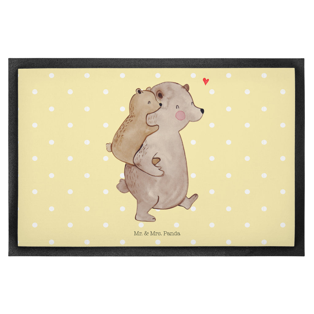 Fußmatte Papa Bär Geschenk, Vatertag, Papa, Vater, Papi, Vati, Onkel, Geburtstag Türvorleger, Schmutzmatte, Fußabtreter, Matte, Schmutzfänger, Fußabstreifer, Schmutzfangmatte, Türmatte, Motivfußmatte,  Haustürmatte, Vorleger  Familie, Vatertag, Muttertag, Bruder, Schwester, Mama, Papa, Oma, Opa