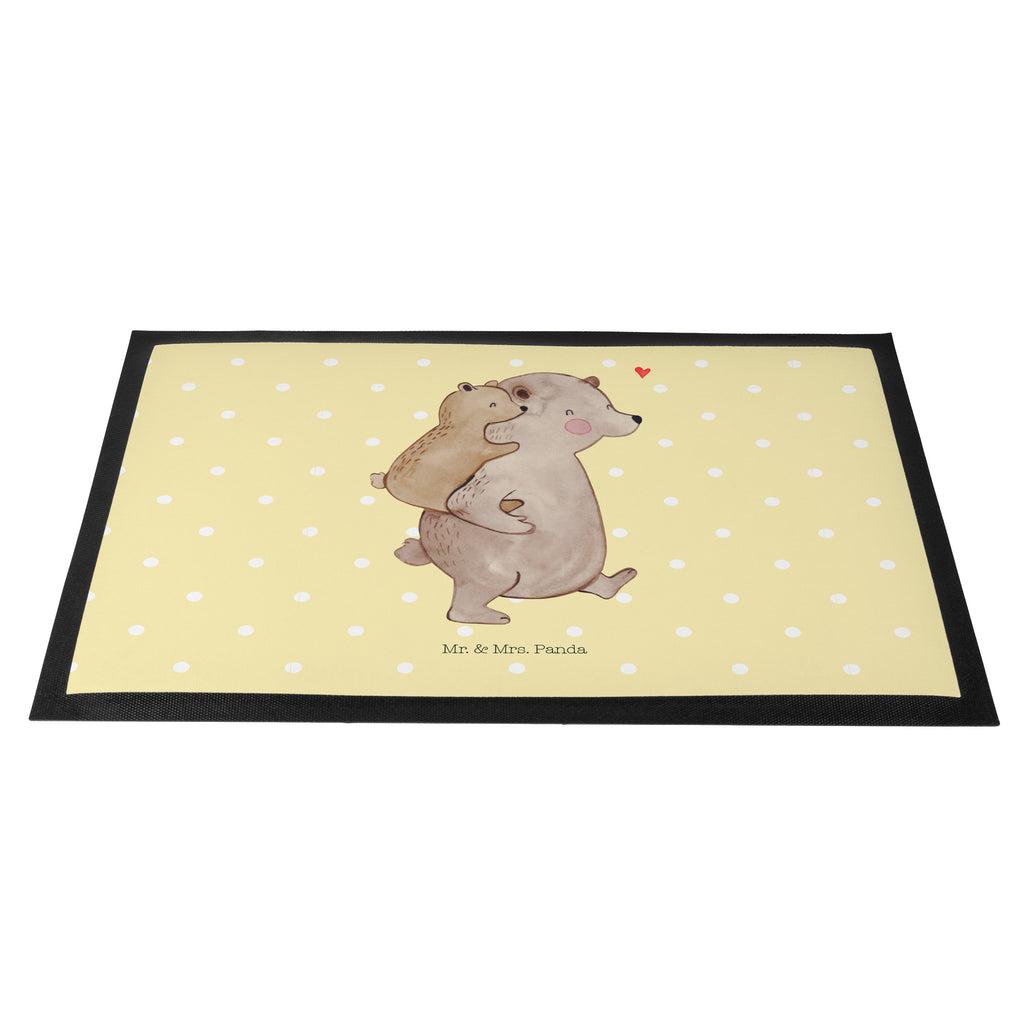 Fußmatte Papa Bär Geschenk, Vatertag, Papa, Vater, Papi, Vati, Onkel, Geburtstag Türvorleger, Schmutzmatte, Fußabtreter, Matte, Schmutzfänger, Fußabstreifer, Schmutzfangmatte, Türmatte, Motivfußmatte,  Haustürmatte, Vorleger  Familie, Vatertag, Muttertag, Bruder, Schwester, Mama, Papa, Oma, Opa