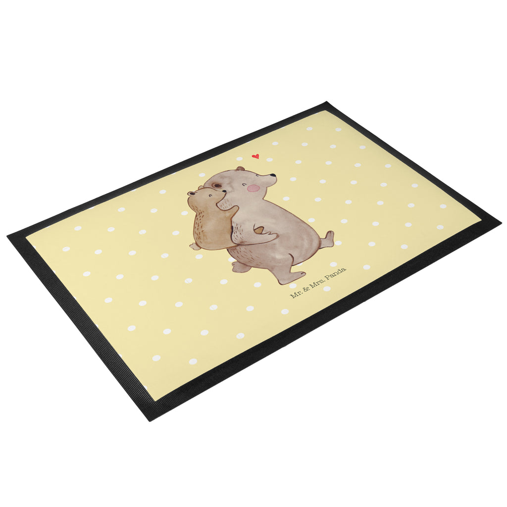 Fußmatte Papa Bär Geschenk, Vatertag, Papa, Vater, Papi, Vati, Onkel, Geburtstag Türvorleger, Schmutzmatte, Fußabtreter, Matte, Schmutzfänger, Fußabstreifer, Schmutzfangmatte, Türmatte, Motivfußmatte,  Haustürmatte, Vorleger  Familie, Vatertag, Muttertag, Bruder, Schwester, Mama, Papa, Oma, Opa