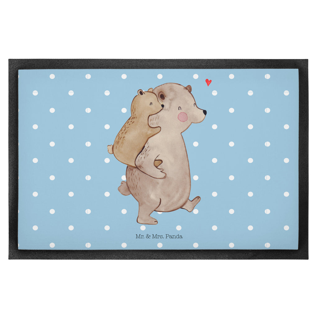 Fußmatte Papa Bär Geschenk, Vatertag, Papa, Vater, Papi, Vati, Onkel, Geburtstag Türvorleger, Schmutzmatte, Fußabtreter, Matte, Schmutzfänger, Fußabstreifer, Schmutzfangmatte, Türmatte, Motivfußmatte,  Haustürmatte, Vorleger  Familie, Vatertag, Muttertag, Bruder, Schwester, Mama, Papa, Oma, Opa