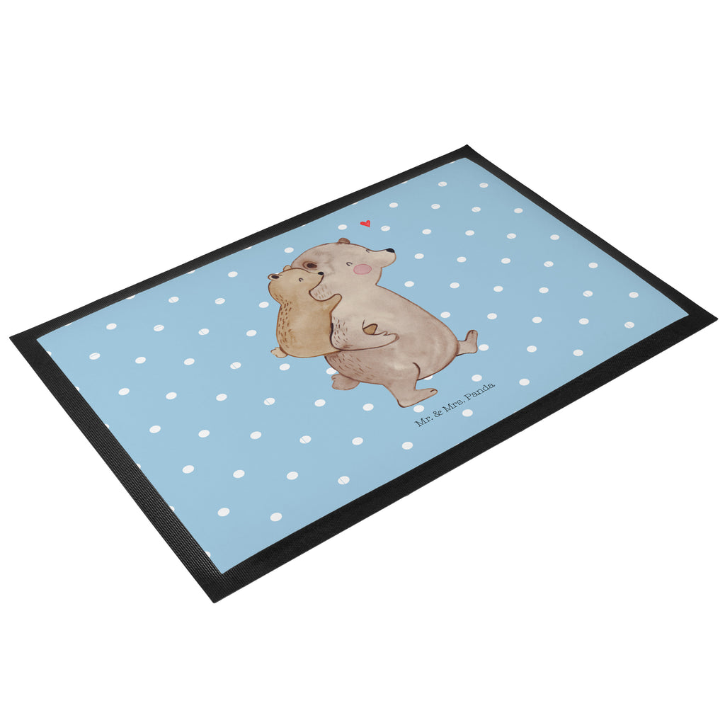 Fußmatte Papa Bär Geschenk, Vatertag, Papa, Vater, Papi, Vati, Onkel, Geburtstag Türvorleger, Schmutzmatte, Fußabtreter, Matte, Schmutzfänger, Fußabstreifer, Schmutzfangmatte, Türmatte, Motivfußmatte,  Haustürmatte, Vorleger  Familie, Vatertag, Muttertag, Bruder, Schwester, Mama, Papa, Oma, Opa