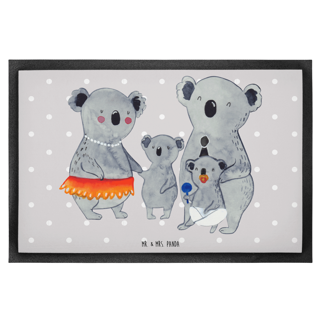 Fußmatte Koala Familie Koala, Koalas, Familie, Family, Mama, Papa, Kinder, Geschwister, Familienleben Türvorleger, Schmutzmatte, Fußabtreter, Matte, Schmutzfänger, Fußabstreifer, Schmutzfangmatte, Türmatte, Motivfußmatte,  Haustürmatte, Vorleger  Familie, Vatertag, Muttertag, Bruder, Schwester, Mama, Papa, Oma, Opa