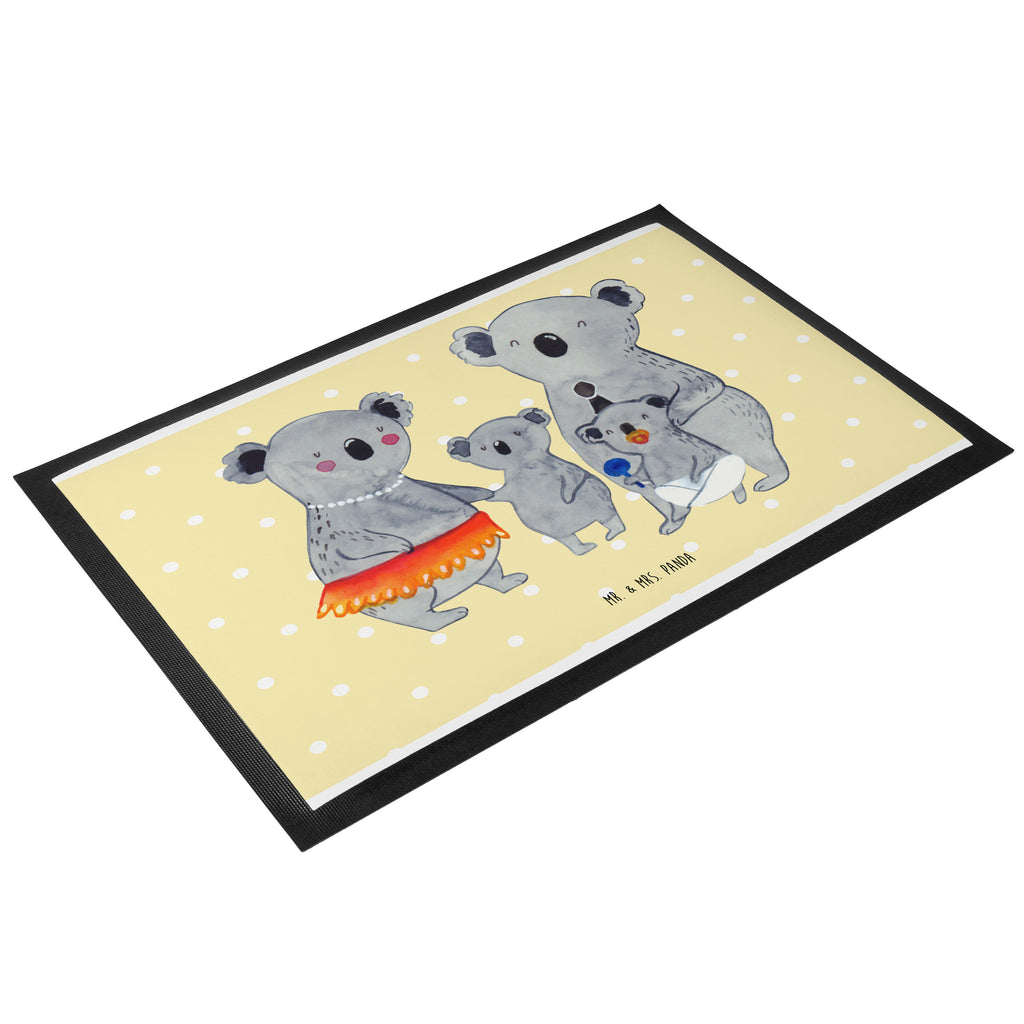 Fußmatte Koala Familie Koala, Koalas, Familie, Family, Mama, Papa, Kinder, Geschwister, Familienleben Türvorleger, Schmutzmatte, Fußabtreter, Matte, Schmutzfänger, Fußabstreifer, Schmutzfangmatte, Türmatte, Motivfußmatte,  Haustürmatte, Vorleger  Familie, Vatertag, Muttertag, Bruder, Schwester, Mama, Papa, Oma, Opa