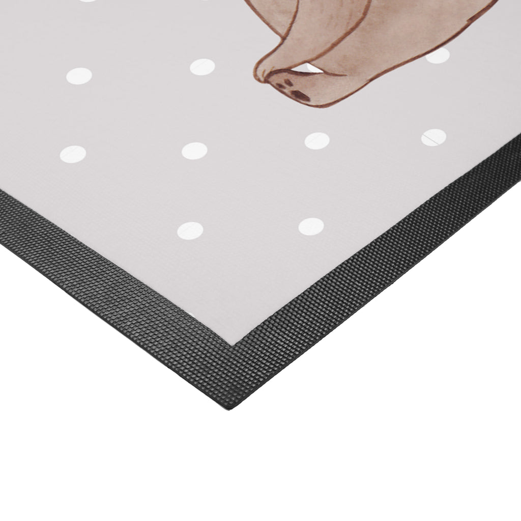 Fußmatte Bär mit Kind Geschenk, Muttertag, Mutti, Mama, Mutter Türvorleger, Schmutzmatte, Fußabtreter, Matte, Schmutzfänger, Fußabstreifer, Schmutzfangmatte, Türmatte, Motivfußmatte,  Haustürmatte, Vorleger  Familie, Vatertag, Muttertag, Bruder, Schwester, Mama, Papa, Oma, Opa