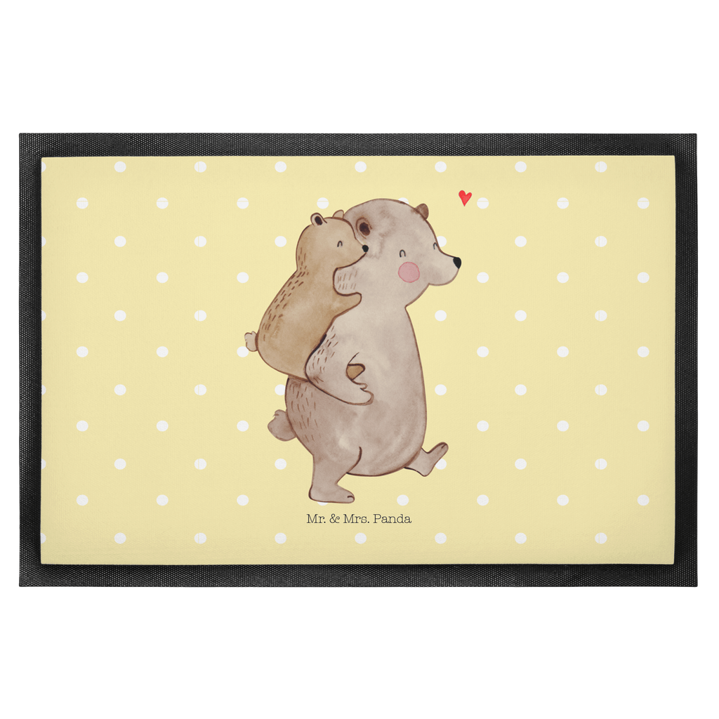Fußmatte Papa Bär Geschenk, Vatertag, Papa, Vater, Papi, Vati, Onkel, Geburtstag Türvorleger, Schmutzmatte, Fußabtreter, Matte, Schmutzfänger, Fußabstreifer, Schmutzfangmatte, Türmatte, Motivfußmatte,  Haustürmatte, Vorleger  Familie, Vatertag, Muttertag, Bruder, Schwester, Mama, Papa, Oma, Opa