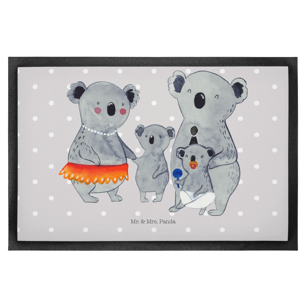 Fußmatte Koala Familie Koala, Koalas, Familie, Family, Mama, Papa, Kinder, Geschwister, Familienleben Türvorleger, Schmutzmatte, Fußabtreter, Matte, Schmutzfänger, Fußabstreifer, Schmutzfangmatte, Türmatte, Motivfußmatte,  Haustürmatte, Vorleger  Familie, Vatertag, Muttertag, Bruder, Schwester, Mama, Papa, Oma, Opa