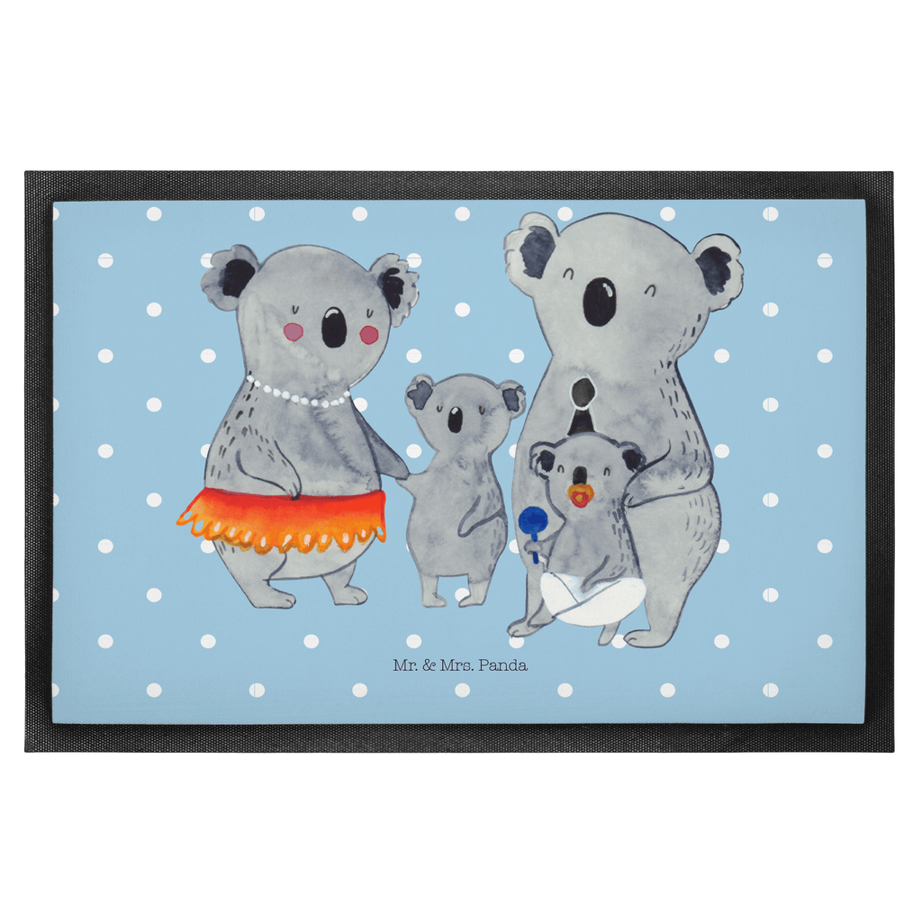 Fußmatte Koala Familie Koala, Koalas, Familie, Family, Mama, Papa, Kinder, Geschwister, Familienleben Türvorleger, Schmutzmatte, Fußabtreter, Matte, Schmutzfänger, Fußabstreifer, Schmutzfangmatte, Türmatte, Motivfußmatte,  Haustürmatte, Vorleger  Familie, Vatertag, Muttertag, Bruder, Schwester, Mama, Papa, Oma, Opa