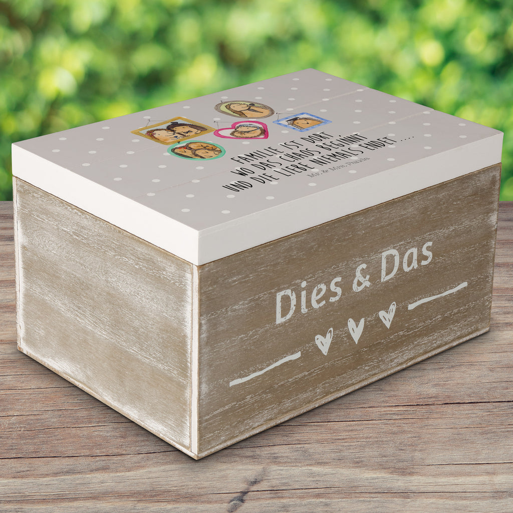 Holzkiste Igel Familie Holzkiste, Kiste, Schatzkiste, Truhe, Schatulle, XXL, Erinnerungsbox, Erinnerungskiste, Dekokiste, Aufbewahrungsbox, Familie, Vatertag, Muttertag, Bruder, Schwester, Mama, Papa, Oma, Opa, Liebe, Igel, Bilder, Zusammenhalt, Glück