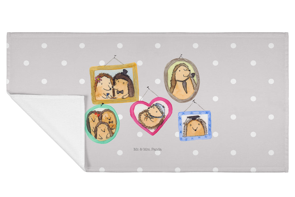 50 x 100 Handtuch Igel Familie Handtuch, Badehandtuch, Badezimmer, Handtücher, groß, Kinder, Baby, Familie, Vatertag, Muttertag, Bruder, Schwester, Mama, Papa, Oma, Opa, Liebe, Igel, Bilder, Zusammenhalt, Glück