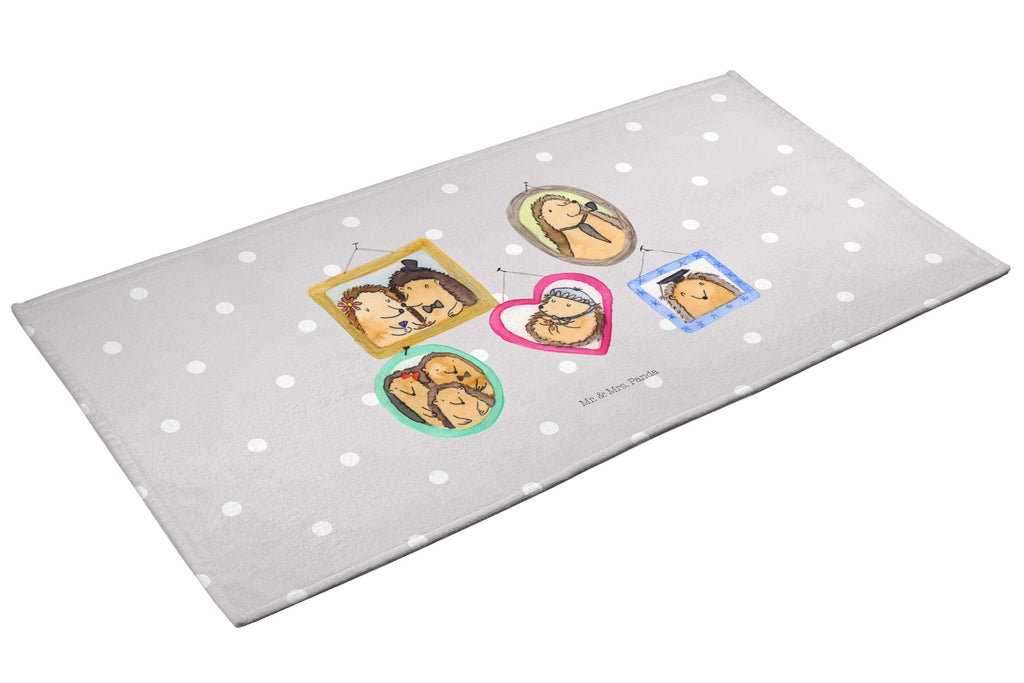 50 x 100 Handtuch Igel Familie Handtuch, Badehandtuch, Badezimmer, Handtücher, groß, Kinder, Baby, Familie, Vatertag, Muttertag, Bruder, Schwester, Mama, Papa, Oma, Opa, Liebe, Igel, Bilder, Zusammenhalt, Glück