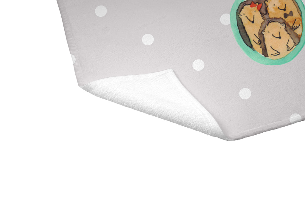 50 x 100 Handtuch Igel Familie Handtuch, Badehandtuch, Badezimmer, Handtücher, groß, Kinder, Baby, Familie, Vatertag, Muttertag, Bruder, Schwester, Mama, Papa, Oma, Opa, Liebe, Igel, Bilder, Zusammenhalt, Glück