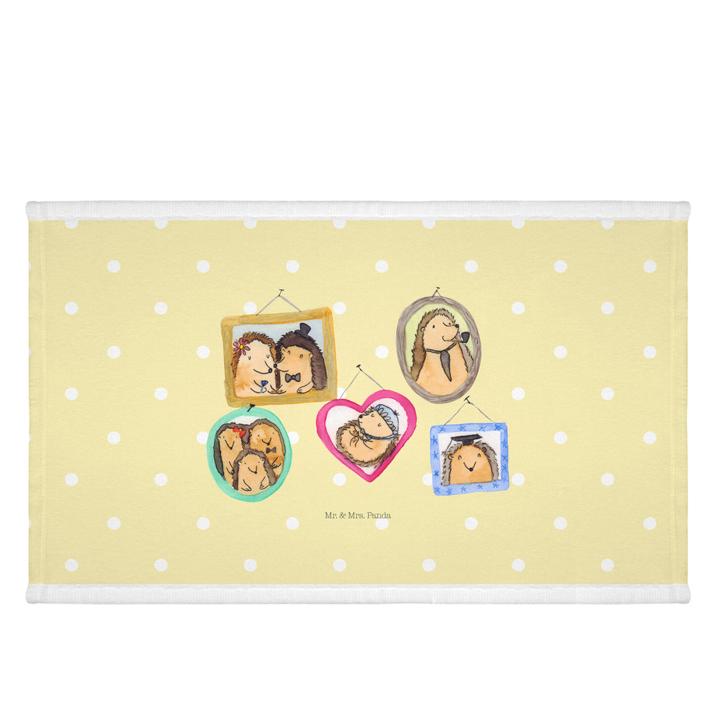 50 x 100 Handtuch Igel Familie Handtuch, Badehandtuch, Badezimmer, Handtücher, groß, Kinder, Baby, Familie, Vatertag, Muttertag, Bruder, Schwester, Mama, Papa, Oma, Opa, Liebe, Igel, Bilder, Zusammenhalt, Glück
