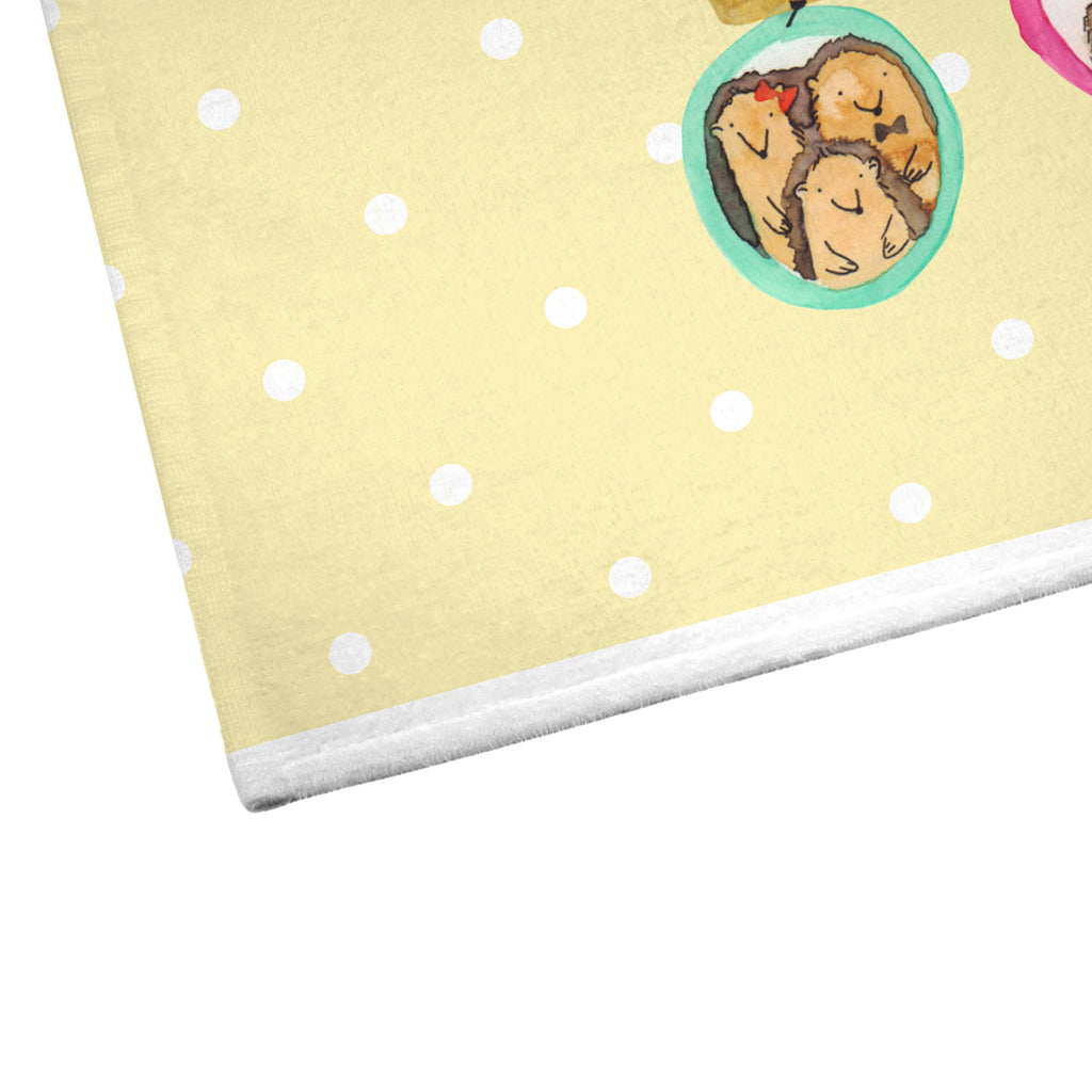 50 x 100 Handtuch Igel Familie Handtuch, Badehandtuch, Badezimmer, Handtücher, groß, Kinder, Baby, Familie, Vatertag, Muttertag, Bruder, Schwester, Mama, Papa, Oma, Opa, Liebe, Igel, Bilder, Zusammenhalt, Glück