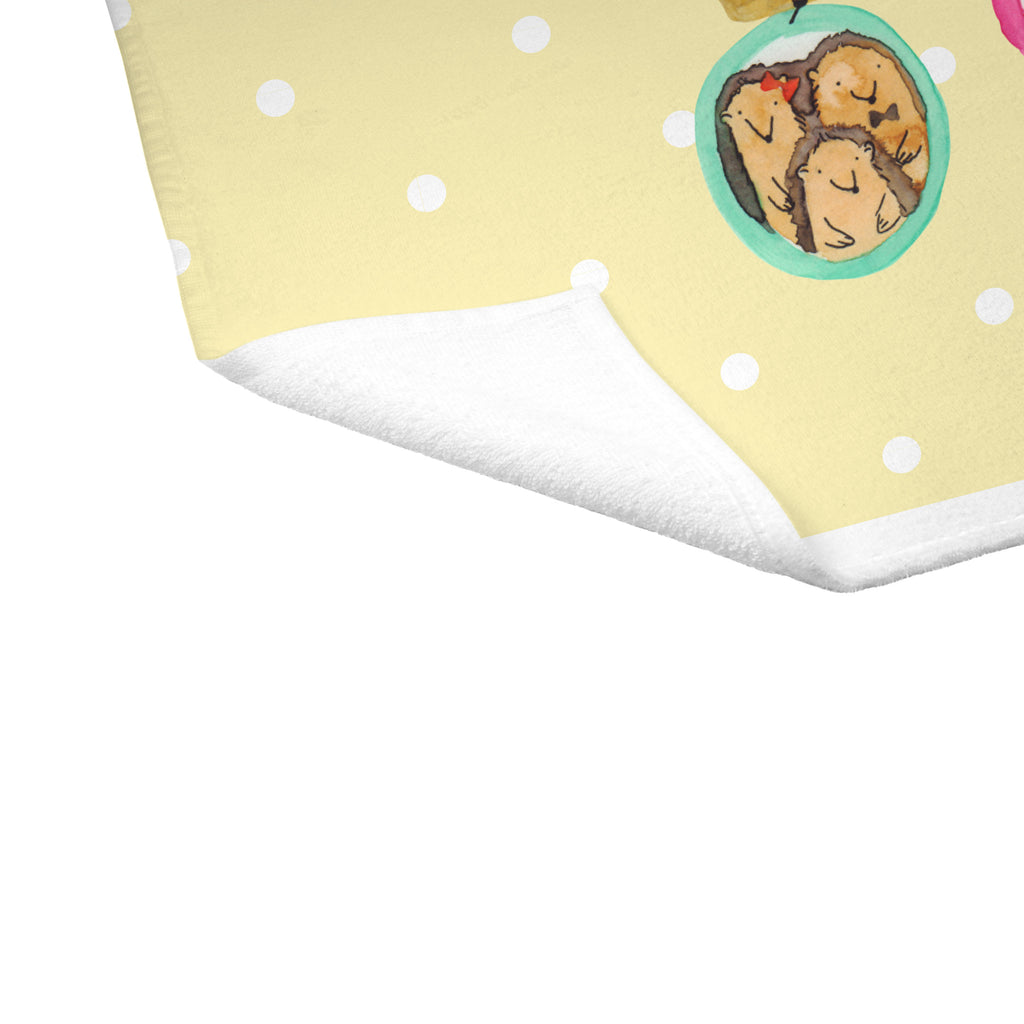 50 x 100 Handtuch Igel Familie Handtuch, Badehandtuch, Badezimmer, Handtücher, groß, Kinder, Baby, Familie, Vatertag, Muttertag, Bruder, Schwester, Mama, Papa, Oma, Opa, Liebe, Igel, Bilder, Zusammenhalt, Glück