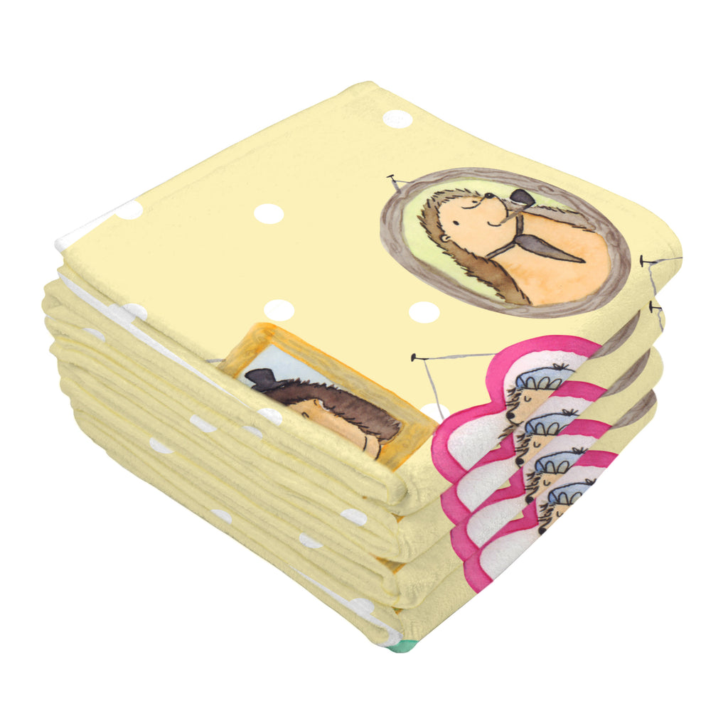 50 x 100 Handtuch Igel Familie Handtuch, Badehandtuch, Badezimmer, Handtücher, groß, Kinder, Baby, Familie, Vatertag, Muttertag, Bruder, Schwester, Mama, Papa, Oma, Opa, Liebe, Igel, Bilder, Zusammenhalt, Glück