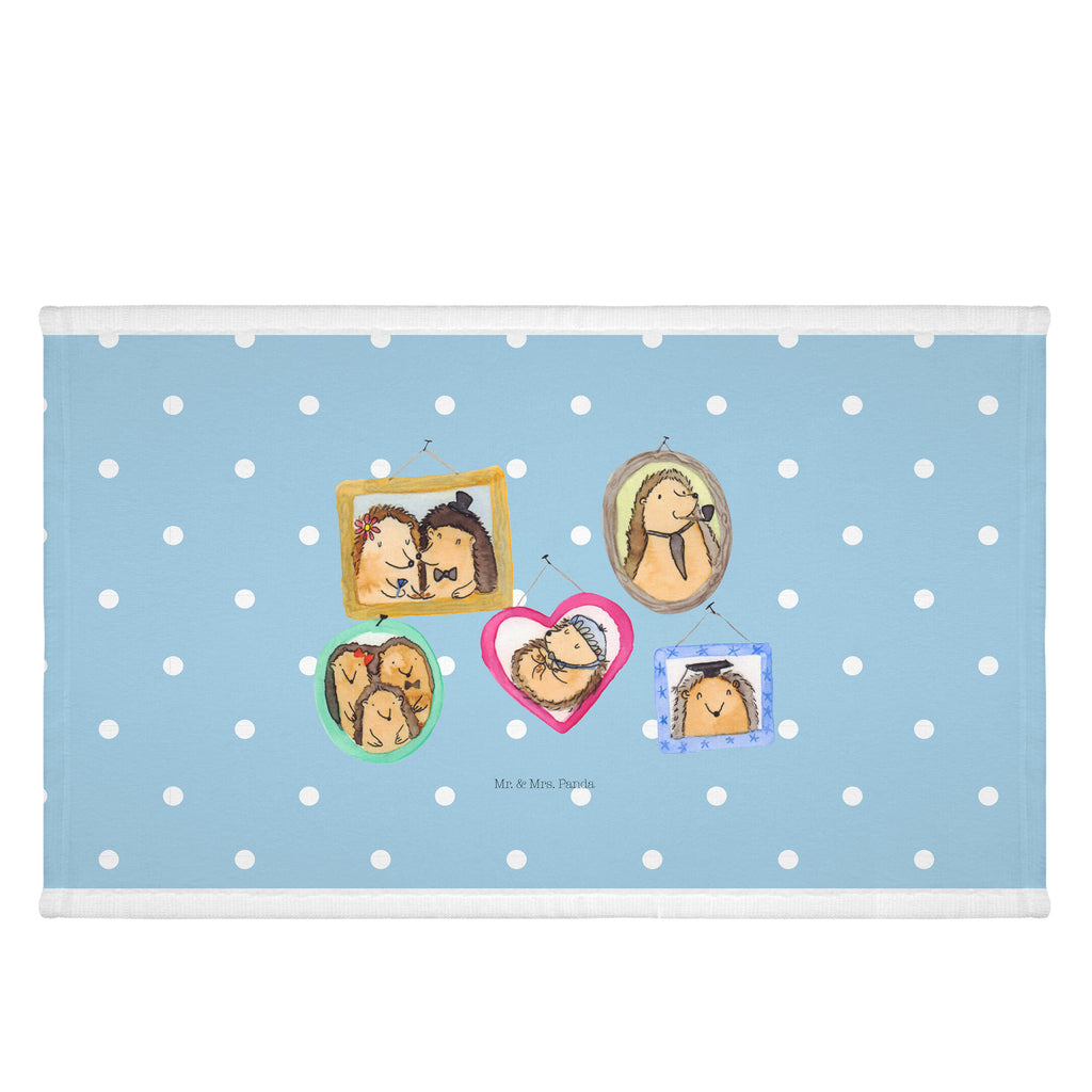 50 x 100 Handtuch Igel Familie Handtuch, Badehandtuch, Badezimmer, Handtücher, groß, Kinder, Baby, Familie, Vatertag, Muttertag, Bruder, Schwester, Mama, Papa, Oma, Opa, Liebe, Igel, Bilder, Zusammenhalt, Glück